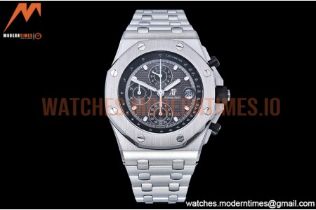 Audemars Piguet - AP ROO Chronograph SS/SS Grey/Stk APF A3126 Mod