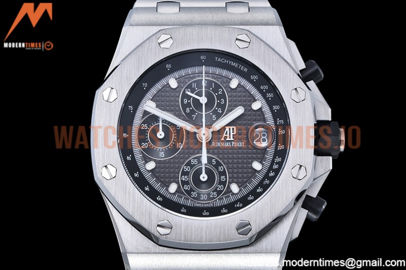 Audemars Piguet - AP ROO Chronograph SS/SS Grey/Stk APF A3126 Mod