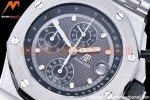 Audemars Piguet - AP ROO Chronograph SS/SS Grey/Stk APF A3126 Mod