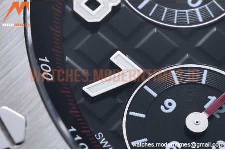 Audemars Piguet - AP ROO Chronograph SS/SS Black/Num APF A3126 Mod