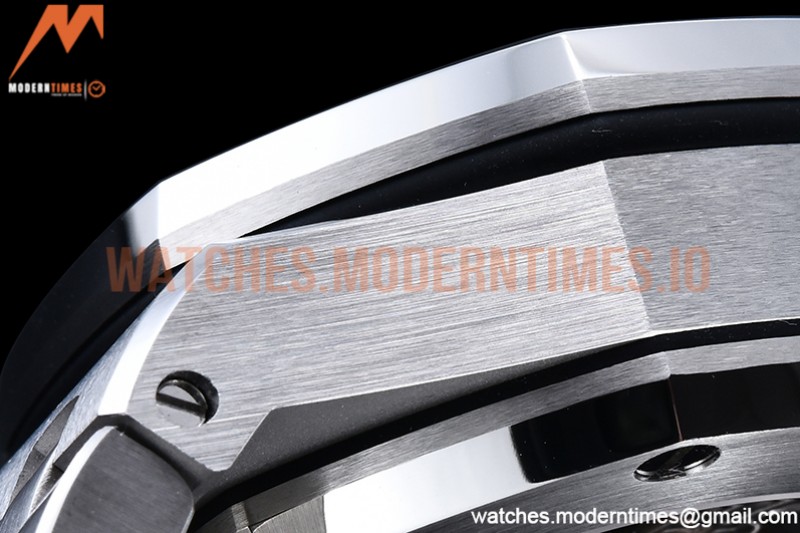 Audemars Piguet - AP ROO Chronograph SS/SS Black/Num APF A3126 Mod