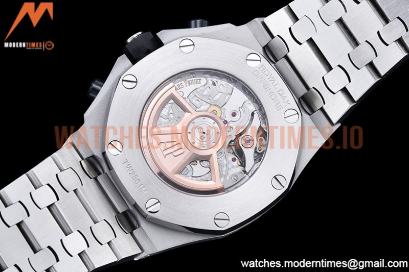 Audemars Piguet - AP ROO Chronograph SS/SS Black/Num APF A3126 Mod