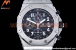 Audemars Piguet - AP ROO Chronograph SS/SS Black/Num APF A3126 Mod