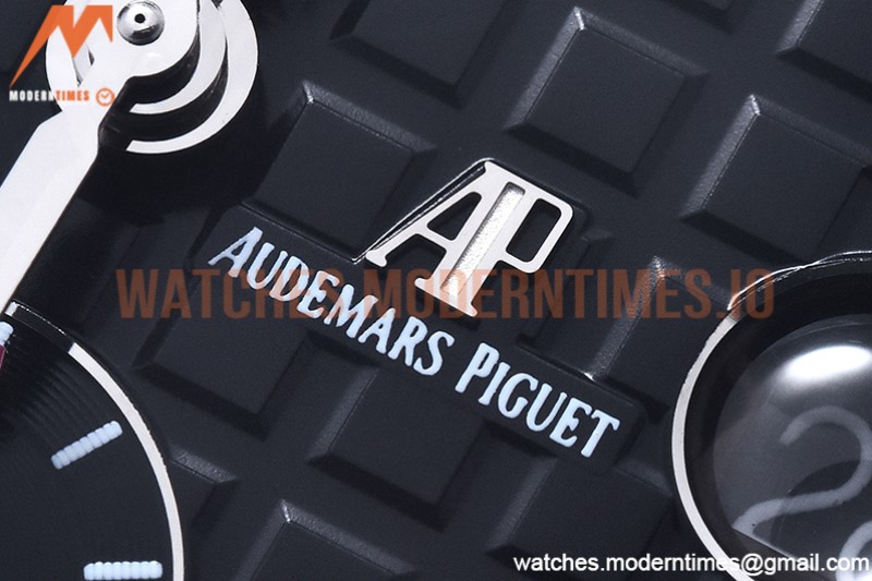 Audemars Piguet - AP ROO Chronograph SS/SS Black/Num APF A3126 Mod