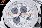 Audemars Piguet - AP ROO Chronograph SS/SS Wht/Silv/Num APF 7750 Mod