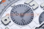 Audemars Piguet - AP ROO Chronograph SS/SS Wht/Silv/Num APF 7750 Mod