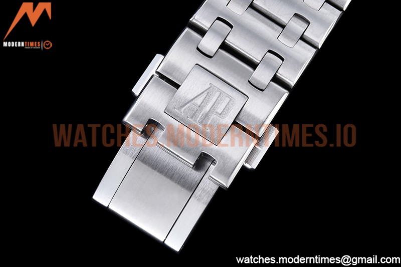 Audemars Piguet - AP ROO Chronograph SS/SS Wht/Silv/Num APF 7750 Mod