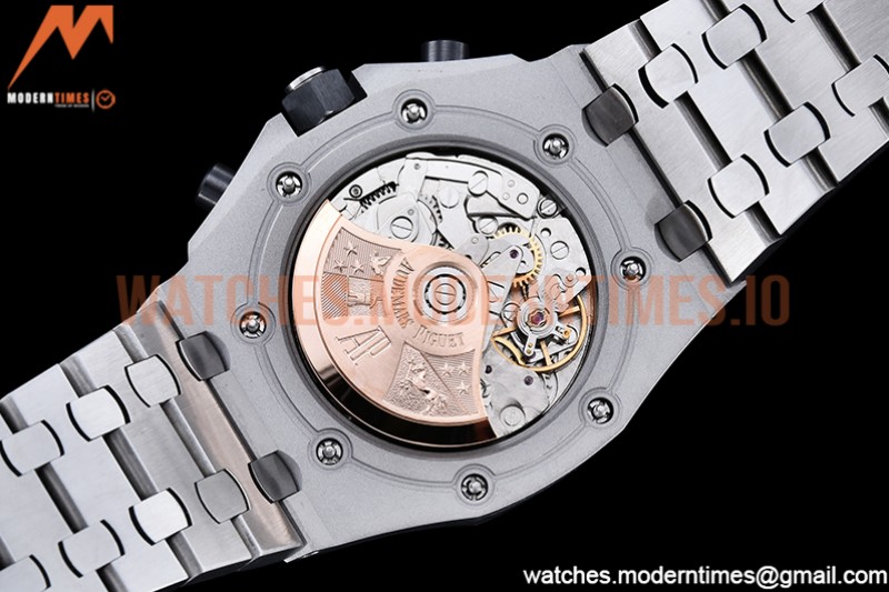 Audemars Piguet - AP ROO Chronograph SS/SS Wht/Silv/Num APF 7750 Mod