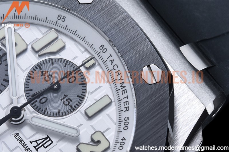 Audemars Piguet - AP ROO Chronograph CER SS/RU Wht/Num APF 7750 Mod