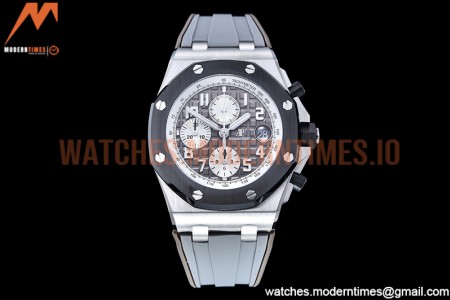 Audemars Piguet - AP ROO Chronograph SS/RU Grey/Num APF A3126 Mod