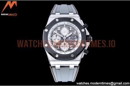 Audemars Piguet - AP ROO Chronograph SS/RU Grey/Num APF A3126 Mod