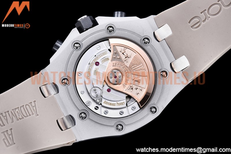 Audemars Piguet - AP ROO Chronograph SS/RU Grey/Num APF A3126 Mod