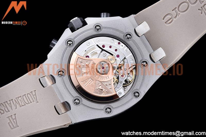 Audemars Piguet - AP ROO Chronograph SS/RU Grey/Num APF A3126 Mod