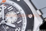 Audemars Piguet - AP ROO Chronograph SS/RU Grey/Num APF A3126 Mod