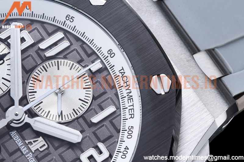 Audemars Piguet - AP ROO Chronograph SS/RU Grey/Num APF A3126 Mod