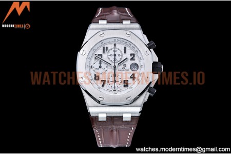Audemars Piguet - AP ROO Chronograph SS/LE Wht/Num APF 7750 Mod