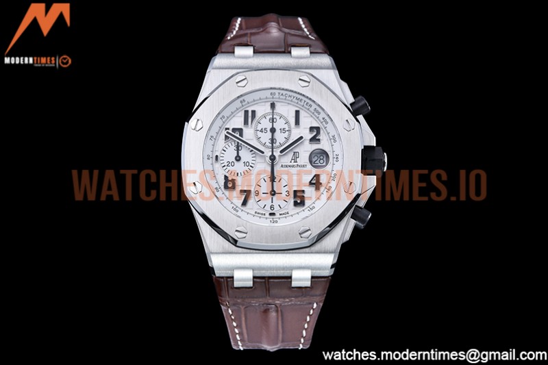 Audemars Piguet - AP ROO Chronograph SS/LE Wht/Num APF 7750 Mod