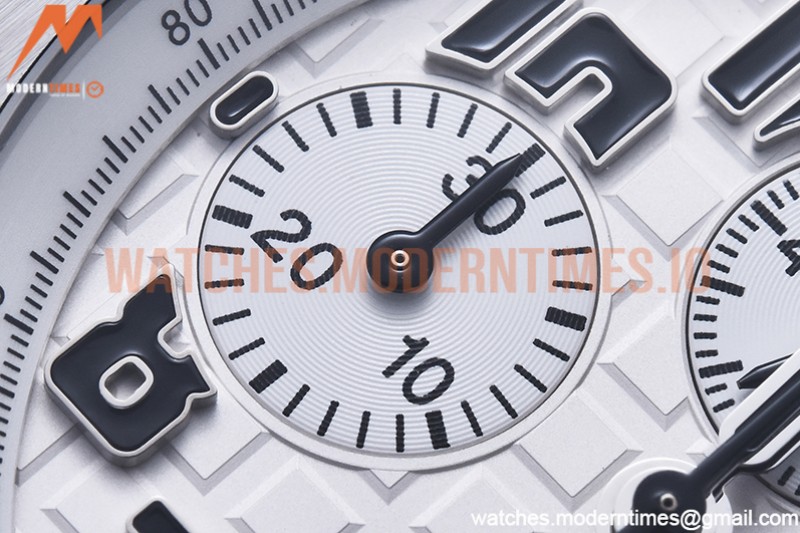 Audemars Piguet - AP ROO Chronograph SS/LE Wht/Num APF 7750 Mod