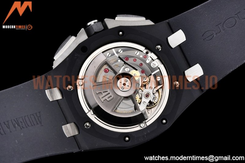 Audemars Piguet - AP ROO Chronograph Grn CER/RU Black/Stk APF A3126 Mod
