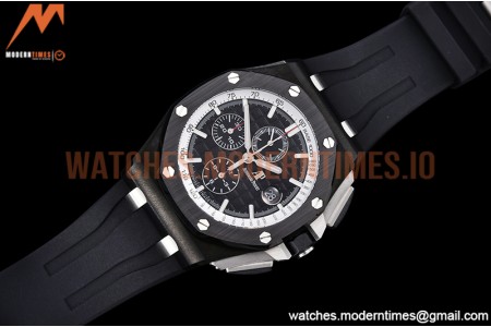 Audemars Piguet - AP ROO Chronograph Grn CER/RU Black/Stk APF A3126 Mod