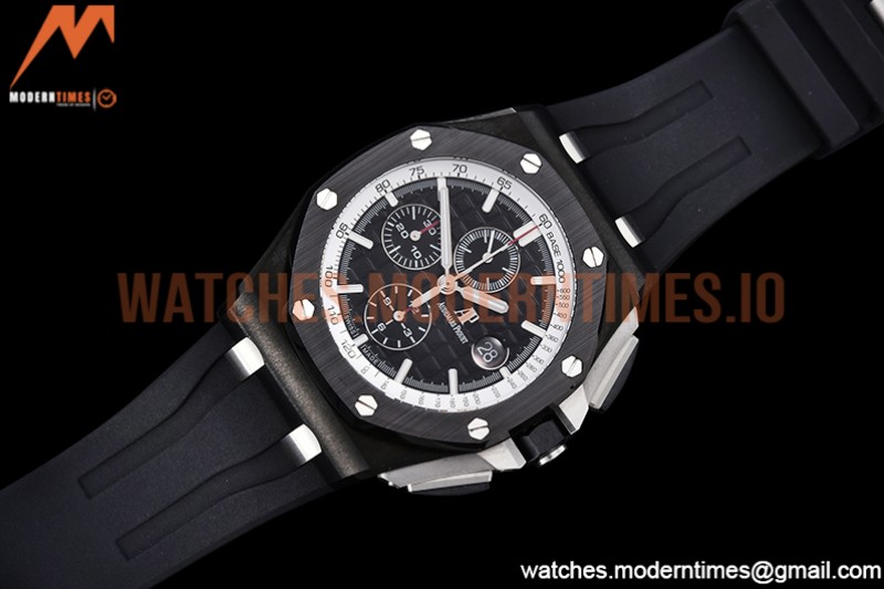 Audemars Piguet - AP ROO Chronograph Grn CER/RU Black/Stk APF A3126 Mod