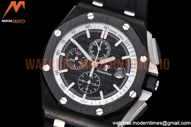 Audemars Piguet - AP ROO Chronograph Grn CER/RU Black/Stk APF A3126 Mod