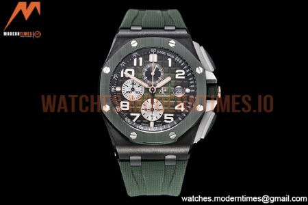 Audemars Piguet - AP ROO Chronograph Grn CER/RU G-Grn/Num APF A3126 Mod