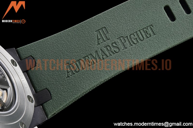 Audemars Piguet - AP ROO Chronograph Grn CER/RU G-Grn/Num APF A3126 Mod