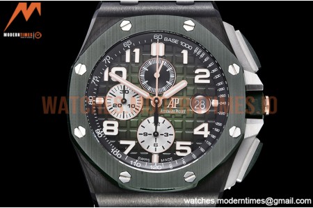 Audemars Piguet - AP ROO Chronograph Grn CER/RU G-Grn/Num APF A3126 Mod