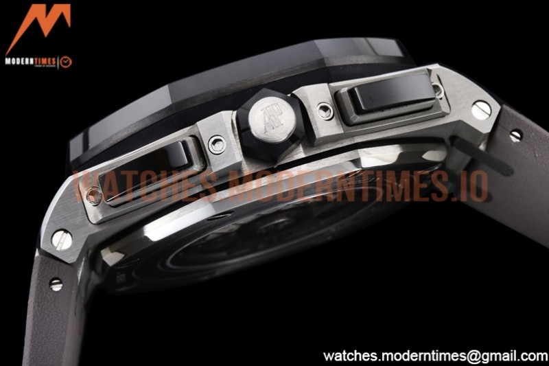 Audemars Piguet - AP ROO Chronograph SS/RU Grey/Stk APF A3126 Mod