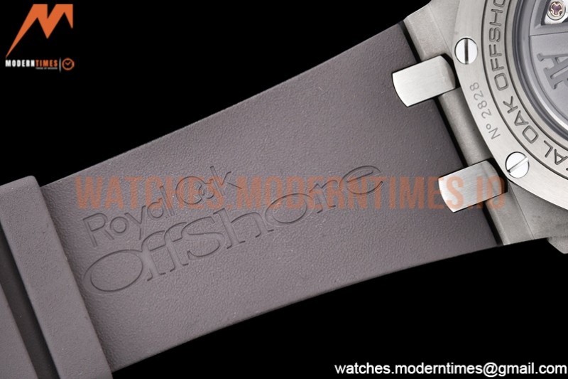 Audemars Piguet - AP ROO Chronograph SS/RU Grey/Stk APF A3126 Mod