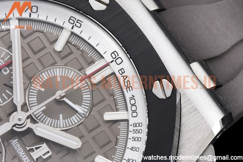Audemars Piguet - AP ROO Chronograph SS/RU Grey/Stk APF A3126 Mod