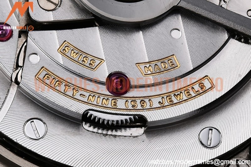 Audemars Piguet - AP ROO Chronograph SS/LE Black/Stk APF A3126 Mod