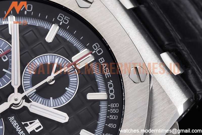 Audemars Piguet - AP ROO Chronograph SS/LE Black/Stk APF A3126 Mod