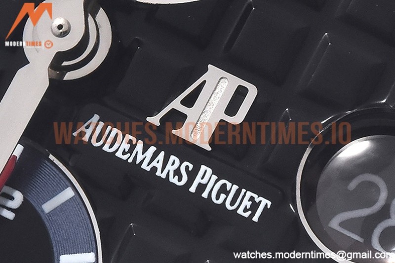 Audemars Piguet - AP ROO Chronograph SS/LE Black/Stk APF A3126 Mod
