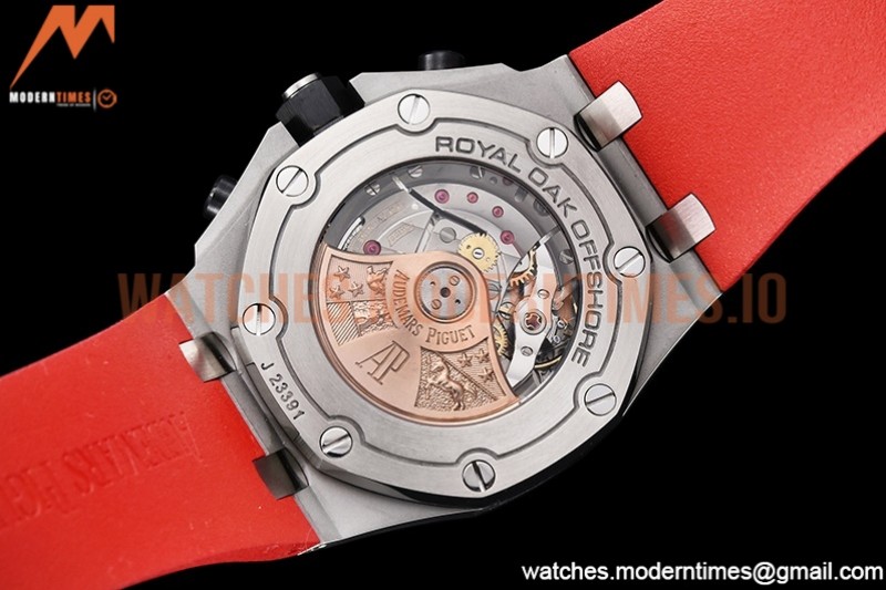 Audemars Piguet - AP ROO Chronograph SS/RU Black/Num APF A3126 Mod