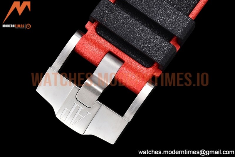 Audemars Piguet - AP ROO Chronograph SS/RU Black/Num APF A3126 Mod