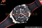 Audemars Piguet - AP ROO Chronograph SS/RU Black/Num APF A3126 Mod