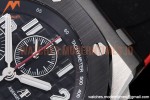 Audemars Piguet - AP ROO Chronograph SS/RU Black/Num APF A3126 Mod