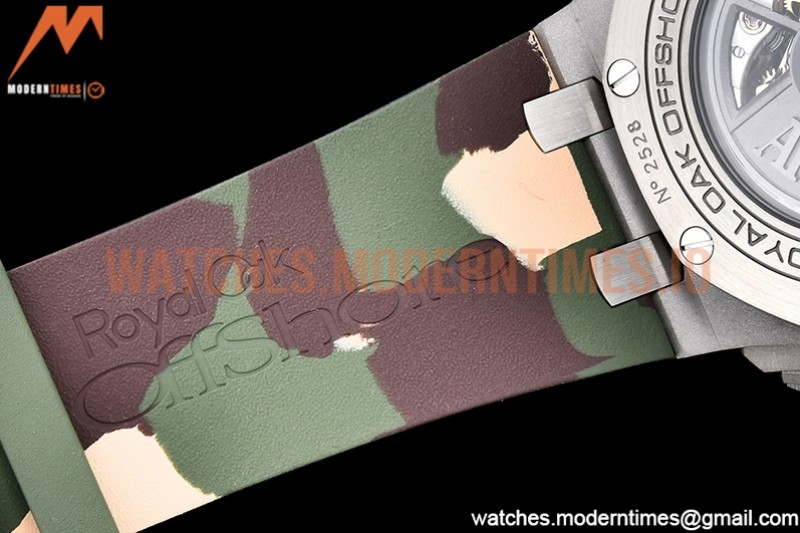 Audemars Piguet - AP ROO Chronograph SS/RU Green APF A3126 Mod