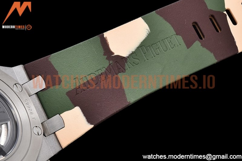 Audemars Piguet - AP ROO Chronograph SS/RU Green APF A3126 Mod