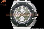 Audemars Piguet - AP ROO Chronograph SS/RU Green APF A3126 Mod