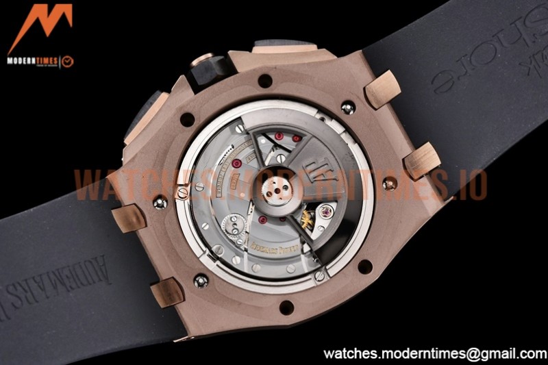 Audemars Piguet - AP ROO Chronograph CER RG/RU Grey/Stk APF A3126 Mod