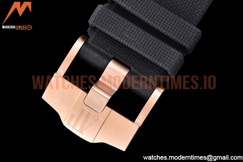 Audemars Piguet - AP ROO Chronograph RG CER/RU G-Blue/Num APF A3126 Mod