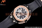 Audemars Piguet - AP ROO Chronograph RG CER/RU G-Blue/Num APF A3126 Mod