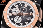 Audemars Piguet - AP ROO Chronograph RG CER/RU G-Blue/Num APF A3126 Mod