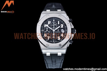 Audemars Piguet - AP ROO Chronograph SS/LE Blk/Num APF 7750 Mod