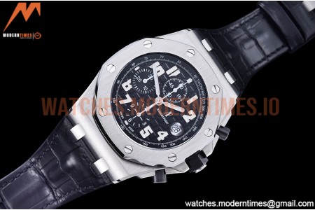 Audemars Piguet - AP ROO Chronograph SS/LE Blk/Num APF 7750 Mod