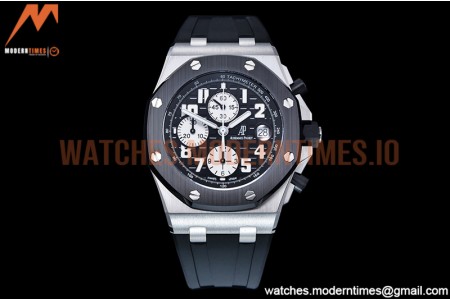 Audemars Piguet - AP ROO Chronograph CER SS/RU Grey/Num APF 7750 Mod