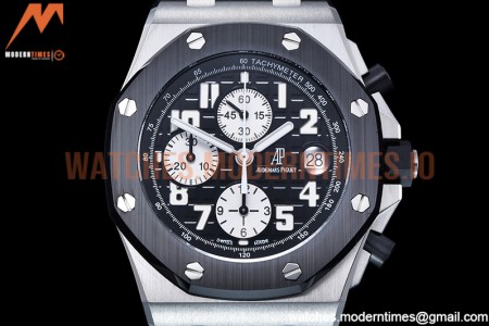 Audemars Piguet - AP ROO Chronograph CER SS/RU Grey/Num APF 7750 Mod